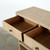 Amalfi Entry table with 3 drawers Weathered Nature Wood