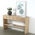 Amalfi Entry table with 3 drawers Weathered Nature Wood