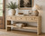 Amalfi Entry table with 3 drawers Weathered Nature Wood