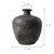 12" Earthy Gray Pottery Short Neck Vase (finish varies no two are the same)
