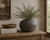 14"Earthy Gray Pottery Round Pot (finish varies no two are the same)