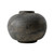 14"Earthy Gray Pottery Round Pot (finish varies no two are the same)