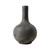 Approx. 16" High Earthy Gray Pottery Globular Vase (finish varies no two are the same)