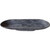 Natural Marble Oval Bowl Light Gray