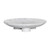 Laguna Natural Round Plate with Stand Natural White Marble Laguna Natural Round Plate with Stand Natural White Marble