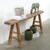 Vintage noodle bench Approx 45-55 inches long weathered natural (size and finish vary)