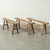Vintage Country Board Bench Weathered Natural Wood (size vary)