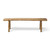 Extra Long Vintage noodle bench weathered natural wood (Approx. 5-6ft Long finish vary)