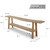 Approx. 8ft Long Live Edge Console Table with Shelf Walnut Wood Natural (color & size vary) Approx. 8ft Long Live Edge Console Table with Shelf Walnut Wood Natural (color & size vary)