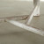 Amalfi Two Tones 47" Round Coffee Table with Round Leg Distressed White 47x47x18H