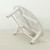 Amalfi Two Tones 47" Round Coffee Table with Round Leg Distressed White 47x47x18H