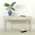 Milo Three Drawers Desk Whitewash 55x18