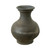 17" Earthy Gray Pottery Vase Large