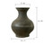 17" Earthy Gray Pottery Vase Large