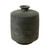 13" Earthy Gray Pottery Vase Small Opening Cylinder-Shaped 13" Earthy Gray Pottery Vase Small Opening Cylinder-Shaped