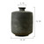 13" Earthy Gray Pottery Vase Small Opening Cylinder-Shaped 13" Earthy Gray Pottery Vase Small Opening Cylinder-Shaped