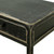 Milo Three Drawers Desk Antique Black 55x18x30H