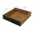 Milo Three Drawers Desk Antique Black 55x18x30H