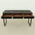 Milo Three Drawers Desk Antique Black 55x18x30H