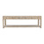 Capri Console Table 6 Drawers  Weathered Natural