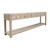 Capri Console Table 6 Drawers  Weathered Natural