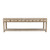 Capri Console Table 6 Drawers  Weathered Natural