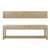 Capri Console Table 6 Drawers  Weathered Natural