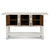 Amalfi Two Tones 3 Doors Console with Shelf 63x16x36