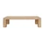 Capri Rectangular Coffee Table Large Weathered Natural Pinewood 72x32x18