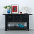 Approx. 63" Wide Three Doors Console Distressed Black