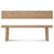 Capri Long Plank Console Table Weathered Natural Pinewood 100x16x31