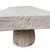 67" Long 20-24 Inches Deep Capri Live Edge Primitive Coffee Table Weathered Natural (Size Vary)