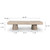 67" Long 20-24 Inches Deep Capri Live Edge Primitive Coffee Table Weathered Natural (Size Vary)