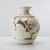 Amalfi Double Glazed Vase Small Opening with Flower Motif 10.6x10.6x12.6H