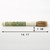 14" Calligraphy Brush Neutral Green Large Jade Beads
