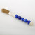 14" Calligraphy Brush with Sky Blue Marble Beads