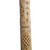 16" Bone Calligraphy Brush With Hand Carved Lucky Pattern