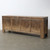Antique wide sideboard with distressed black lacquer (Size and finish vary Approx 80"-90" long)