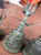 Bronze Ceremonial Bell with Stand Large 4x4x12H
