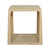 Lily Casa Square Side table Whitewash 25x25x27H