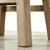 Round Rustic Side Table Weathered Elm Wood 22x22x20H
