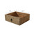 51" Rustic Elmwood Console with Two Drawers Weathered Natural