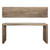 Approx.6-6.5ft Long Vintage Waterfall Console Table Weathered Natural (size and finish vary)