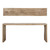  Approx.8-8.5ft Long Vintage Waterfall Console Table Weathered Natural (size and finish vary)