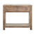 35" Two Drawers Console Weathered Natural 35x13.7x31.5H (color vary)