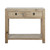 35" Two Drawers Console Weathered Natural 35x13.7x31.5H (color vary)