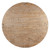 Capri round coffee table crossed leg weathered natural 50x50x16H