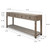 Capri 4 Drawers Sideboard Weathered Natural 75x18x35