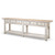 Amalfi Two Tones Console Table 6 Drawers Distressed White 110x19x35H Amalfi Two Tones Console Table 6 Drawers Distressed White 110x19x35H