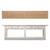 Amalfi Two Tones Console Table 6 Drawers Distressed White 110x19x35H Amalfi Two Tones Console Table 6 Drawers Distressed White 110x19x35H